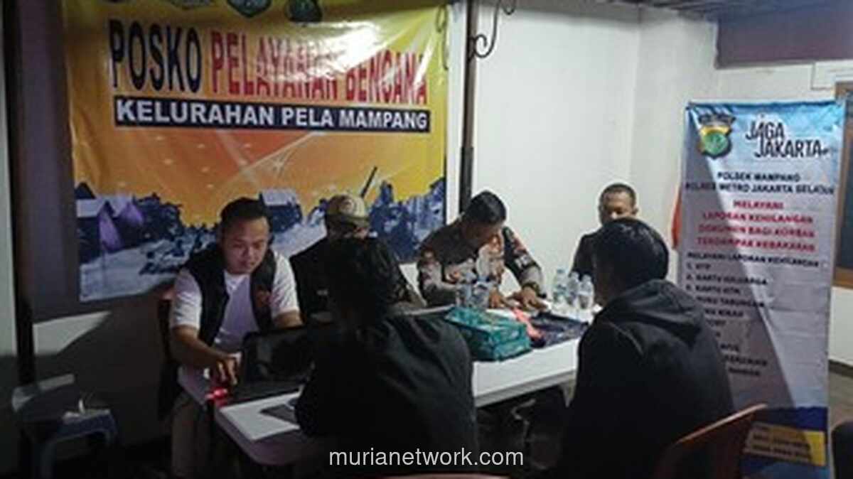 Polsek Mampang Dirikan Posko di Lokasi Kebakaran untuk Permudah Pengurusan Dokumen Korban