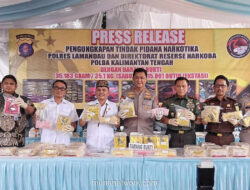 Polres Lamandau Gagalkan Penyelundupan 35 Kg Sabu dan 15 Ribu Pil Ekstasi di Perbatasan Kalimantan