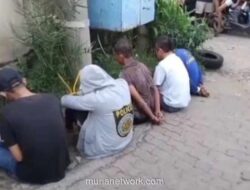 Polisi Gerebek Sarang Narkoba di Palembang, 6 Tersangka Diamankan