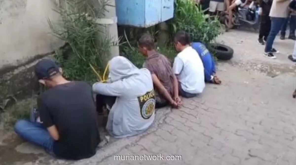 Polisi Gerebek Sarang Narkoba di Palembang, 6 Tersangka Diamankan