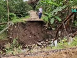 Polresta Pati Bangun Jembatan Darurat dan Permanen untuk Warga Dukuh Bongkar yang Terisolasi