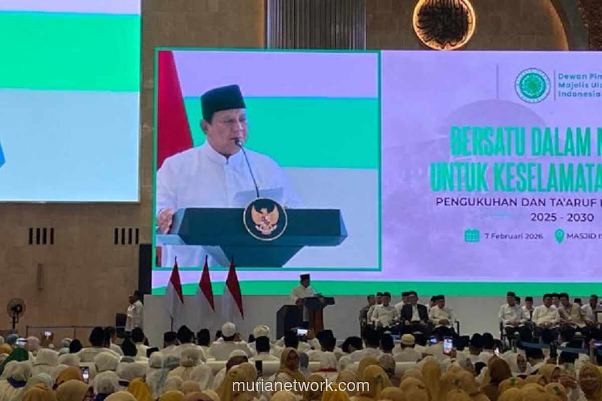 Prabowo Serukan Persatuan Nasional di Munajat MUI Istiqlal