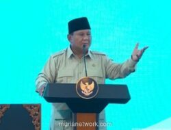 Prabowo Bela TNI dari Tuduhan Pelanggaran HAM di Hadapan Perwira Polri