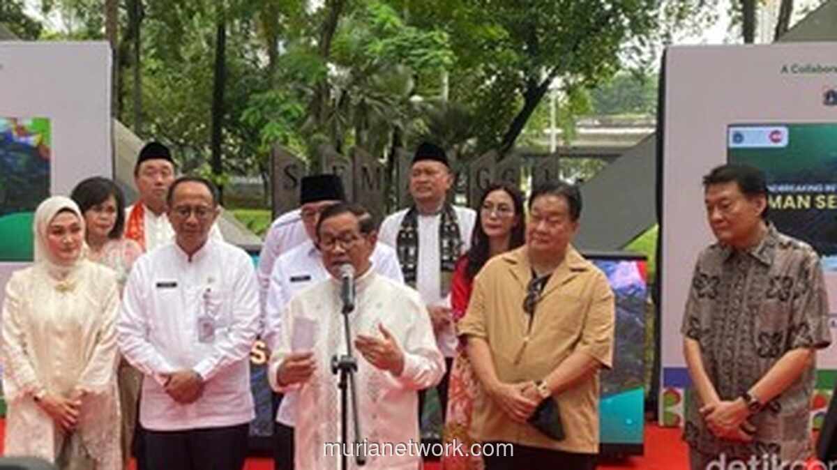 Gubernur DKI Resmikan Revitalisasi Taman Semanggi, Targetkan Jadi Etalase Baru Ibu Kota
