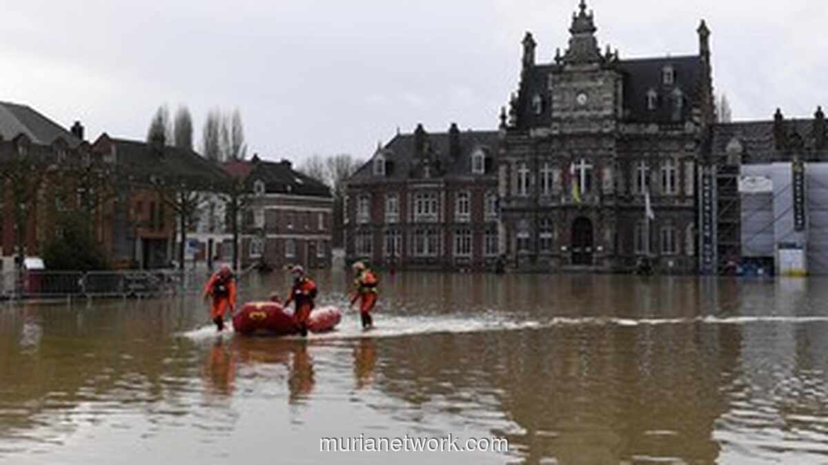 Banjir Parah Landa Prancis Barat, Satu Orang Hilang dan Ratusan Rumah Terendam