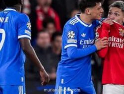 Insiden Rasi dan Skorsing Prestianni Warnai Duel Panas Madrid vs Benfica di Liga Champions