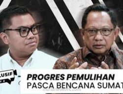 Mendagri Laporkan Pemulihan Pascabencana Sumatera Berjalan Positif