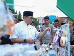 Menteri Ekonomi Kreatif Buka Bazar Ramadan 2026 di Lhokseumawe, Dorong Brand Lokal