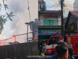 Bocah Bermain Korek Api Picu Kebakaran Rumah Kayu di Makassar