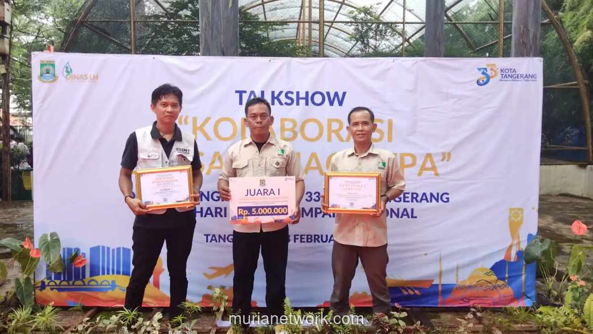 Bank Sampah Sumber Mutiara Tangerang Raih Juara I Lomba Kebersihan Kota