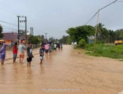 Banjir Landa Seluruh Kecamatan di Tapanuli Tengah, Akses Jalan dan Jembatan Terputus