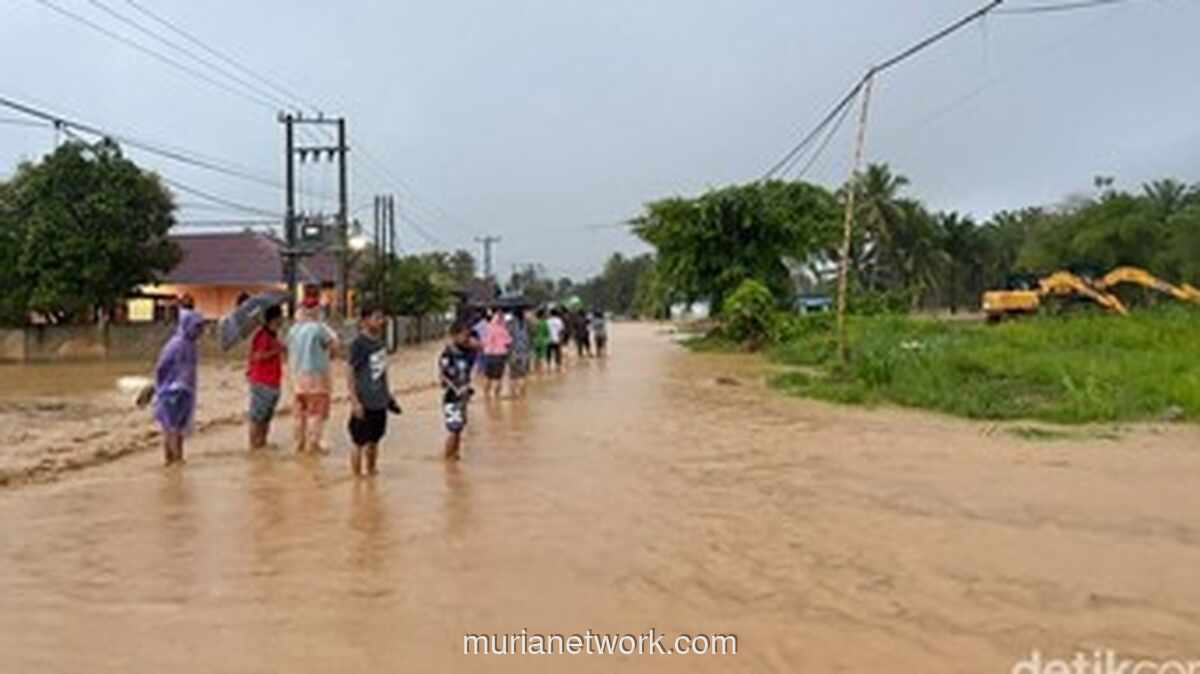 Banjir Landa Seluruh Kecamatan di Tapanuli Tengah, Akses Jalan dan Jembatan Terputus