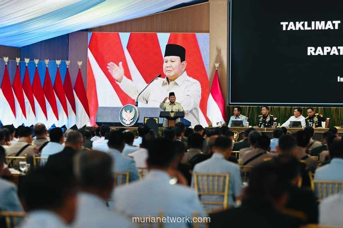 Prabowo Pimpin Rapim TNI-Polri di Istana, Tekankan Sinergi dan Kepercayaan Publik
