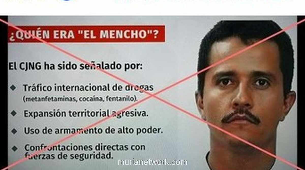 Bos Kartel Jalisco El Mencho Tewas dalam Baku Tembak dengan Tentara Meksiko