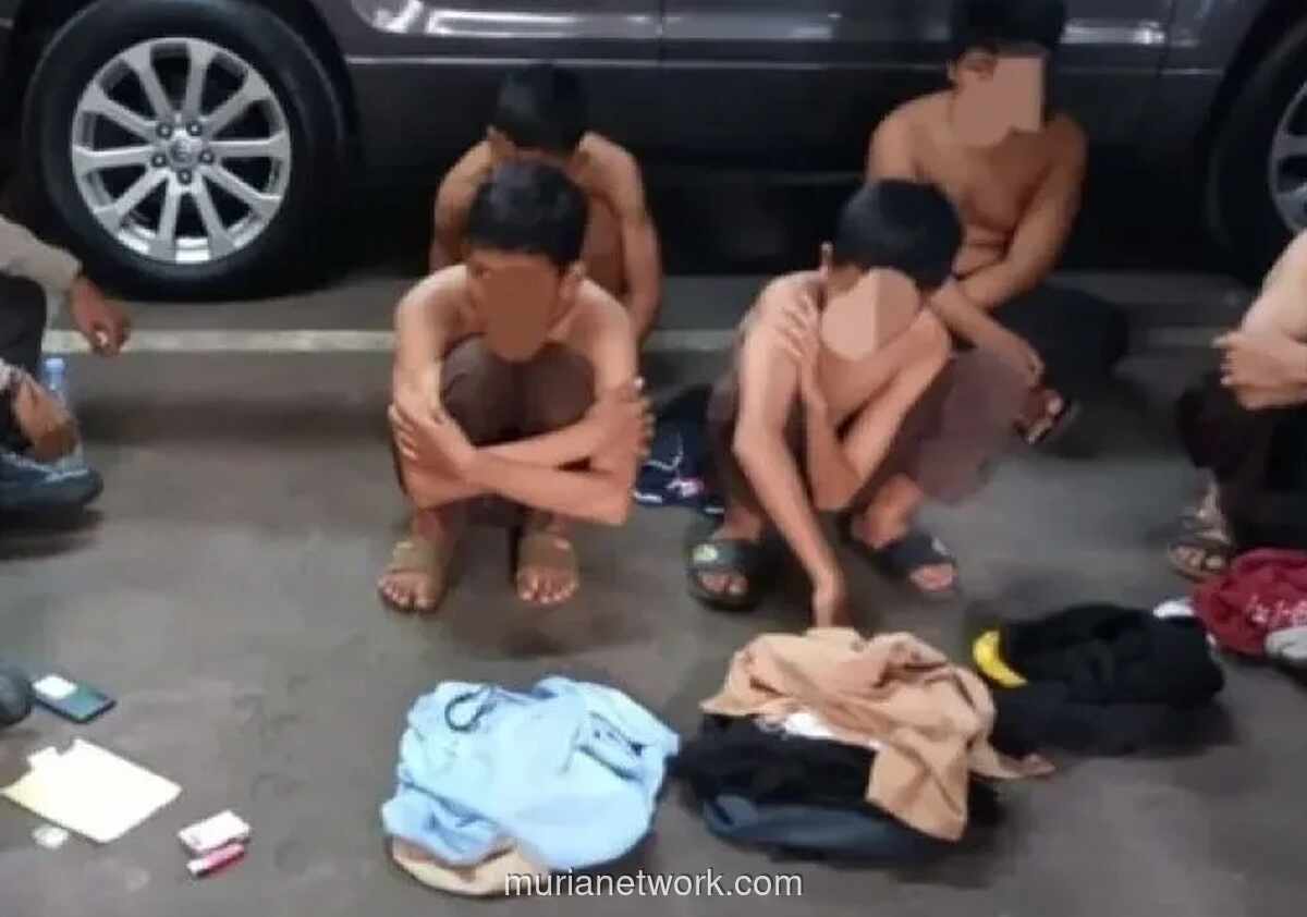 Polisi Amankan 7 Remaja Usai Bentrok Pakai Busur Panah dan Senjata Mainan di Makassar