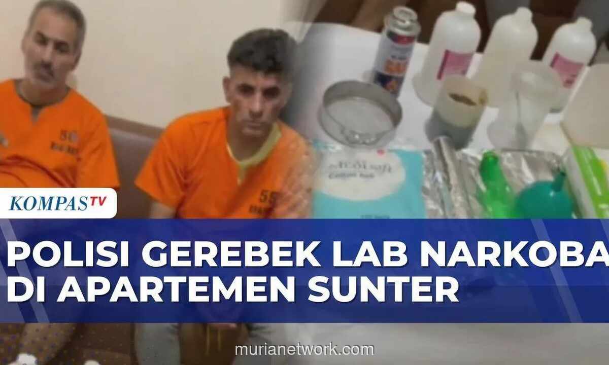 Bareskrim Bongkar Laboratorium Sabu Senilai Rp20 Miliar di Apartemen Sunter