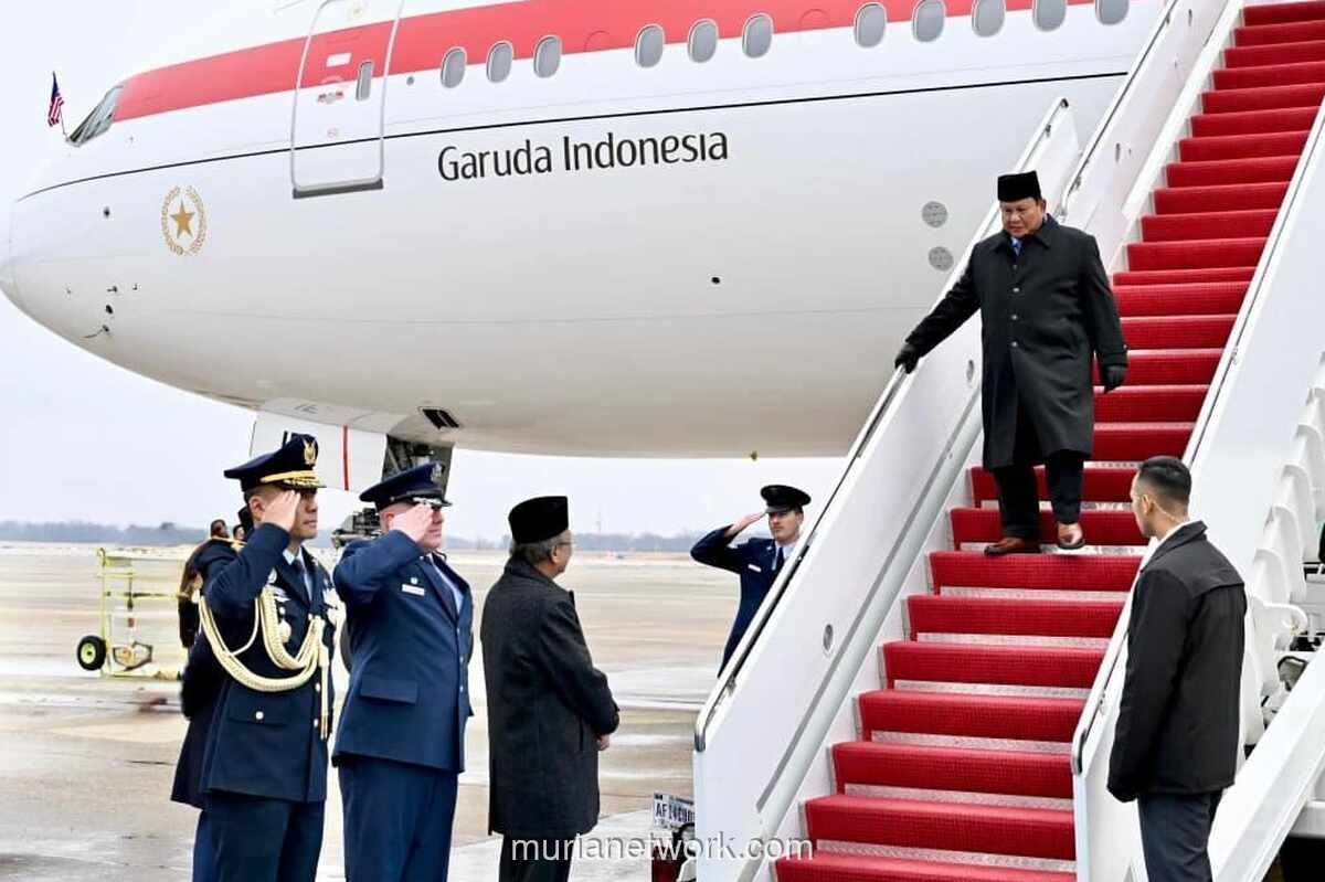 Presiden Prabowo Tiba di AS, Fokuskan Kunjungan pada Perdagangan dan Perdamaian Gaza