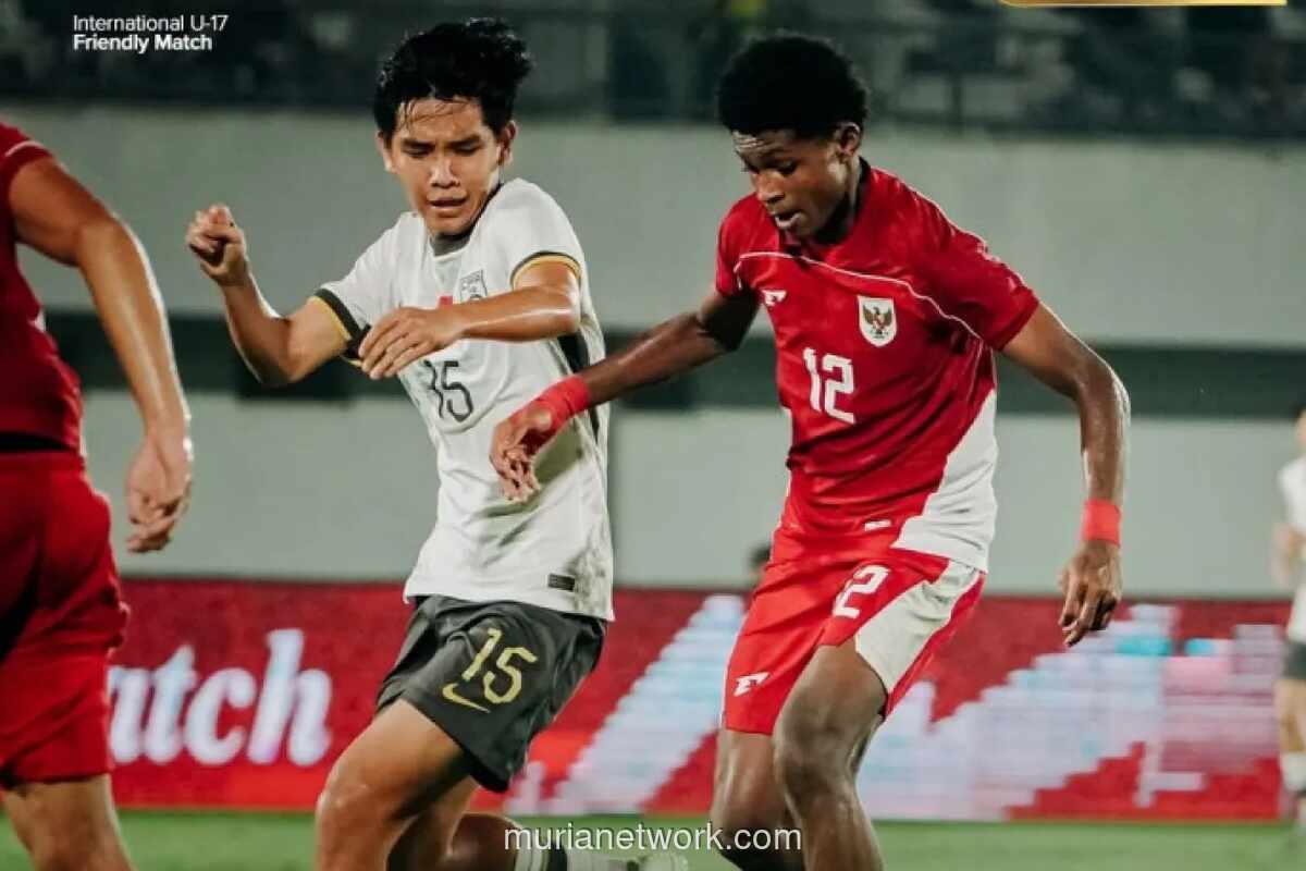 Timnas Indonesia U-17 Kalah 2-3 dari Tiongkok, Tunjukkan Peningkatan Signifikan