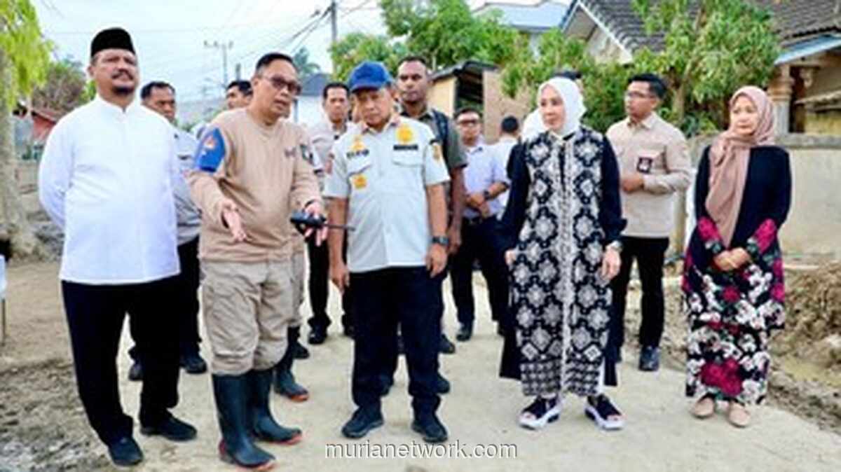Mendagri Tito Tinjau Pembersihan Lumpur Pascabanjir di Aceh Tamiang