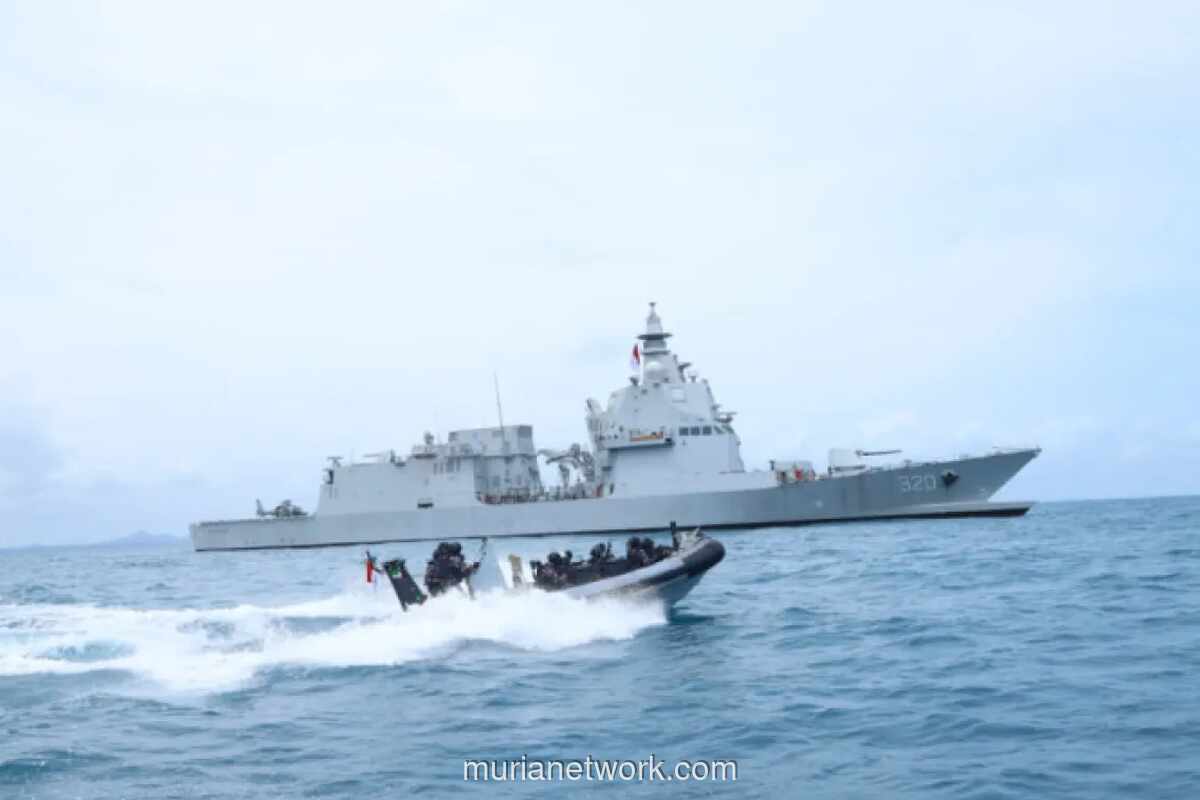 TNI AL Pamerkan Hasil Pemberantasan Penambangan Ilegal Senilai Rp173,6 Miliar di Bangka Belitung