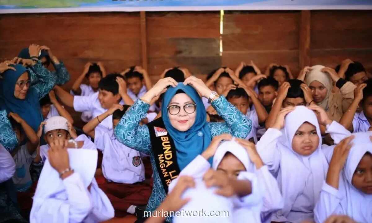PKK Nagan Raya Gelar Trauma Healing untuk 309 Siswa Korban Banjir Bandang