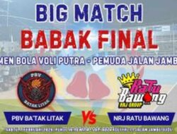 Final Jalan Jambu Cup I Diwarnai Duel Sengit PBV Ba’tak Litak vs PBV NRJ Ratu Bawang
