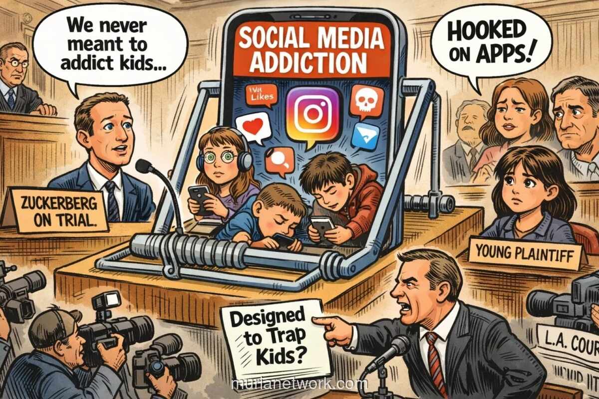 Zuckerberg Bersaksi di Sidang Gugatan Desain Adiktif Instagram