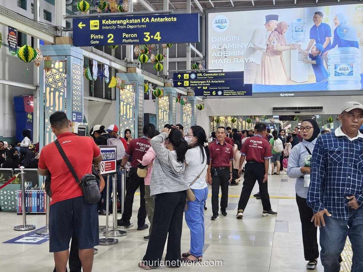 Arus Balik Lebaran 2026: Kedatangan Penumpang di Stasiun Jakarta Capai 52.471 Orang