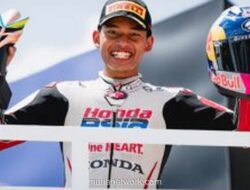 Veda Ega Pratama Ukir Sejarah, Podium Perdana Indonesia di Moto3