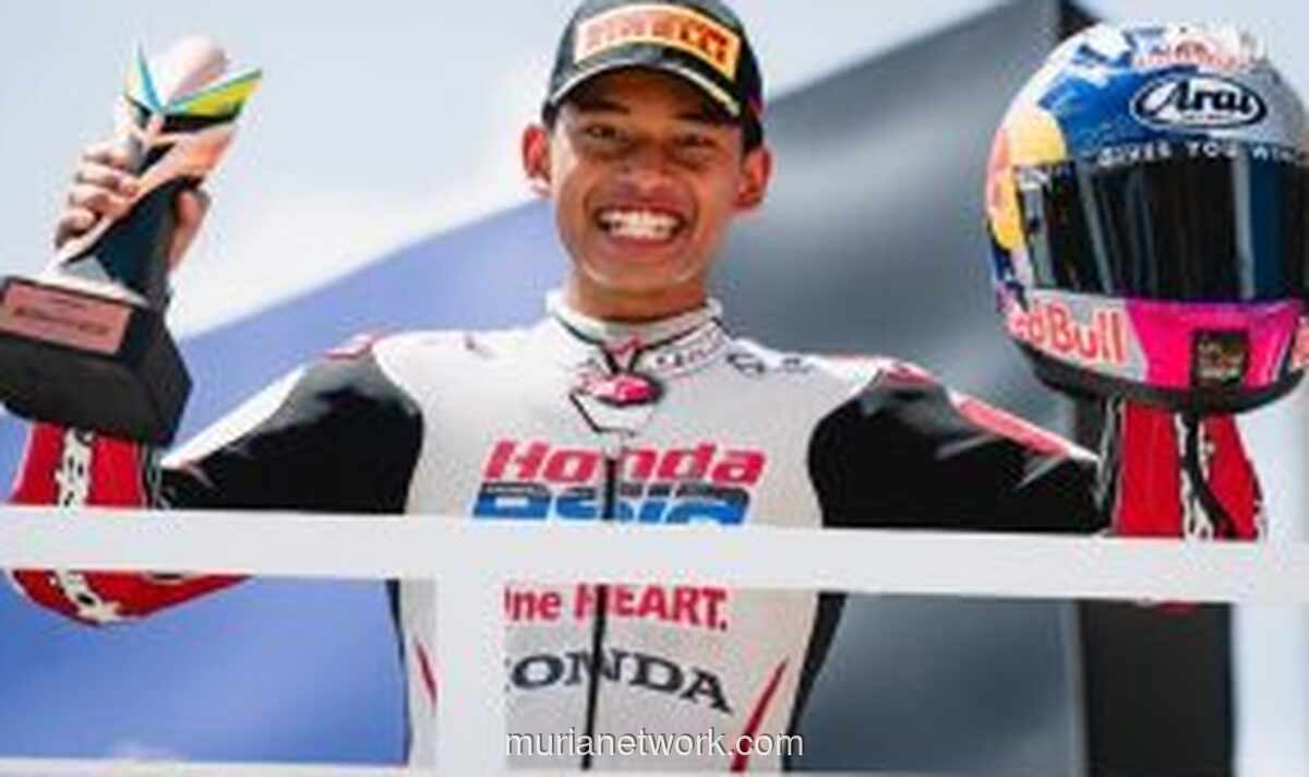 Veda Ega Pratama Ukir Sejarah, Podium Perdana Indonesia di Moto3