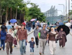 Gelombang Pengunjung IKN Pasca-Lebaran Capai Puluhan Ribu, Otorita Imbau Bawa Tas Pakai Ulang