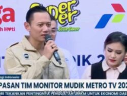 Menteri AHY Lepas Tim Liputan Mudik Metro TV, Tekankan Keselamatan Pemudik