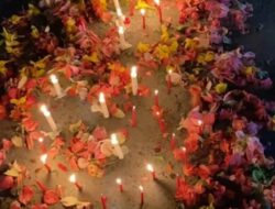 Warga Makassar Gelar Aksi Lilin untuk Korban Penembakan Diduga Oknum Polisi