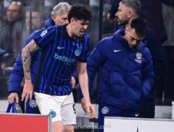 Bastoni Cedera Serius Usai Bentrok dengan Rabiot di Derby della Madonnina