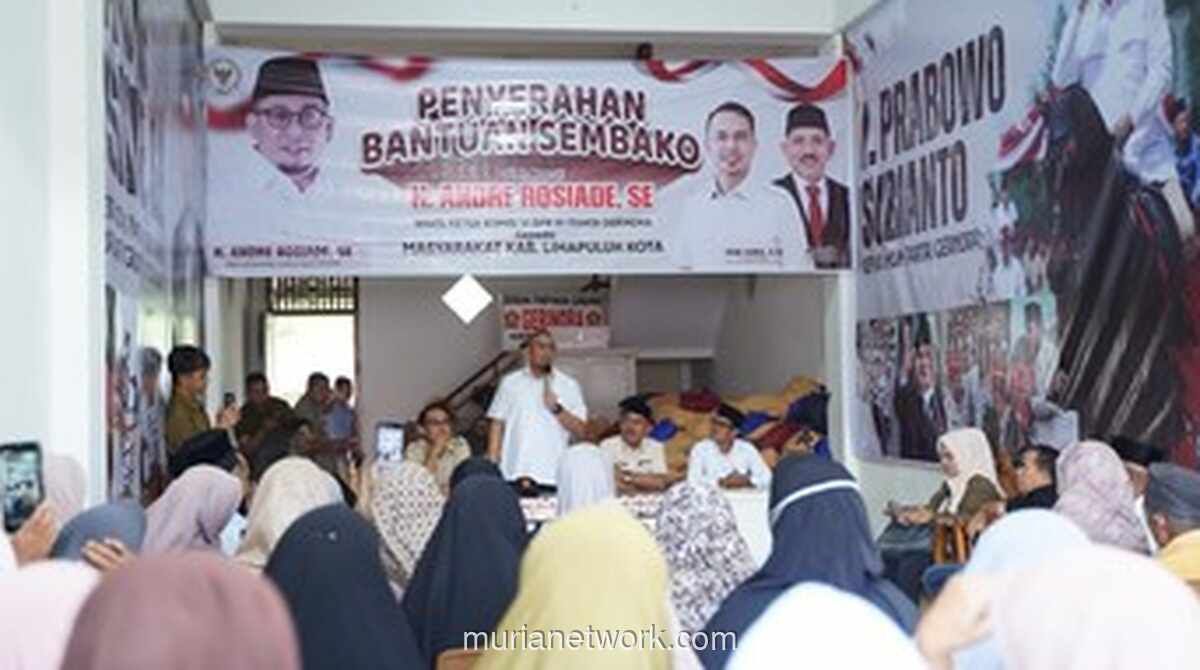 Andre Rosiade Bagikan 3.000 Sembako dan Janjikan Perbaikan Infrastruktur di Lima Puluh Kota