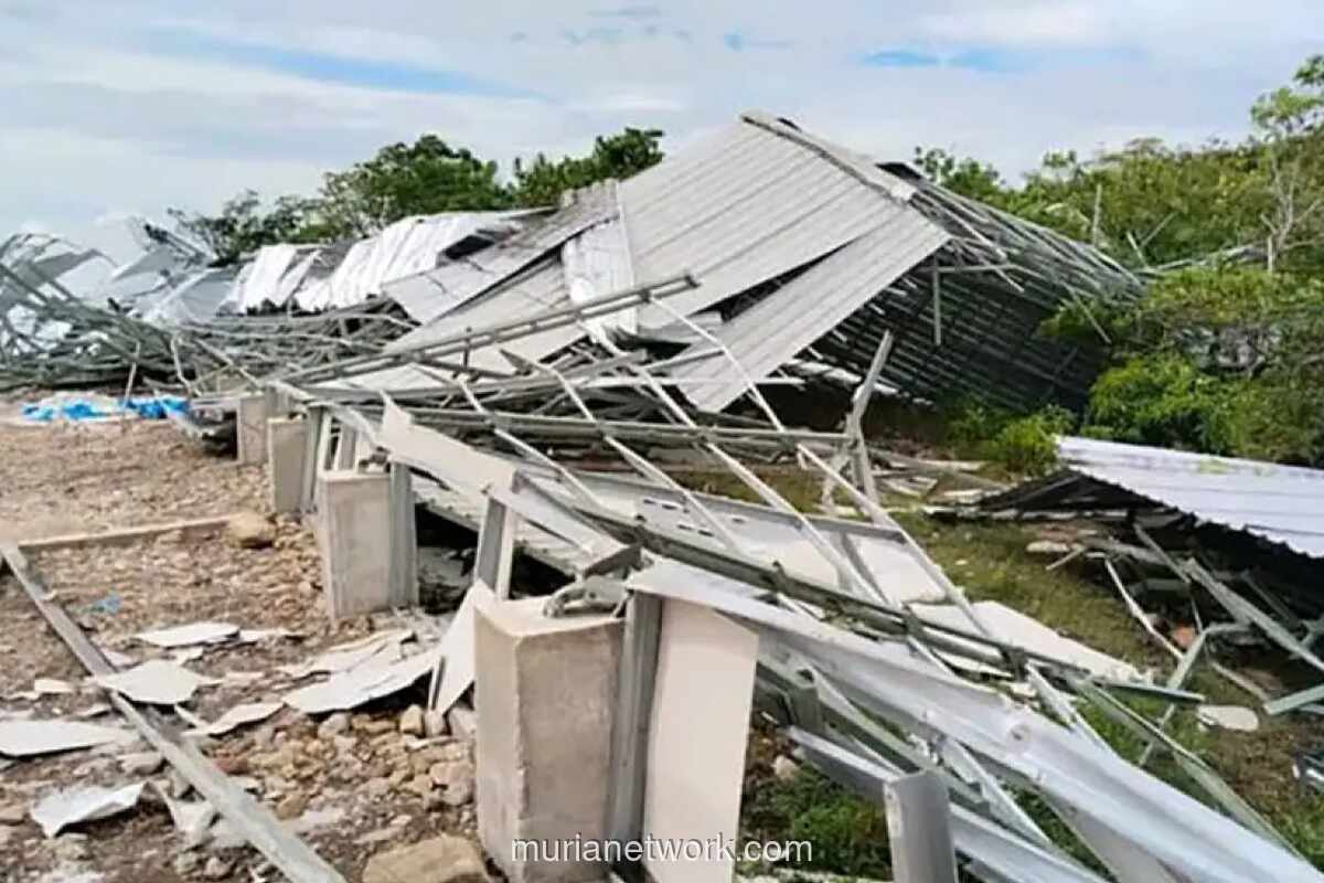 Angin Puting Beliung di Sabu Raijua Robohkan Gudang, Kerugian Capai Rp520 Juta