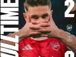 Arsenal Pecah Kebuntuan di Akhir Laga, Kalahkan Everton 2-0