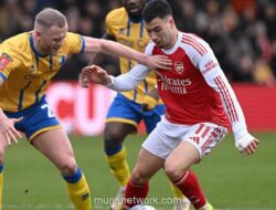 Arsenal Lolos ke Perempat Final Piala FA Usai Dihajar Ketat Mansfield 2-1