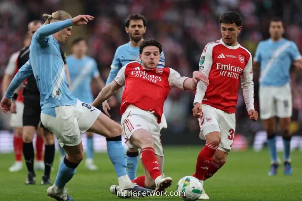 Manchester City Pertahankan Gelar Carabao Cup Usai Kalahkan Arsenal 2-0