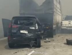 Pembakaran Lahan Picu Asap Tebal dan Kecelakaan Beruntun di Tol Binjai-Langsa