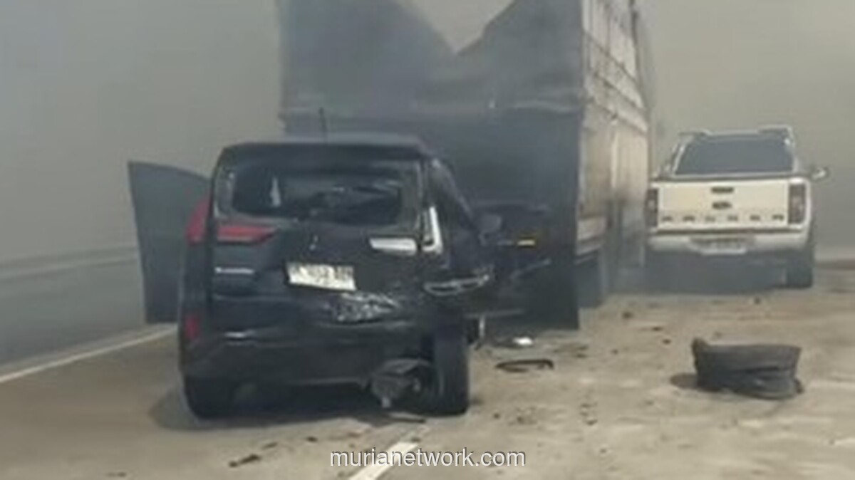 Pembakaran Lahan Picu Asap Tebal dan Kecelakaan Beruntun di Tol Binjai-Langsa