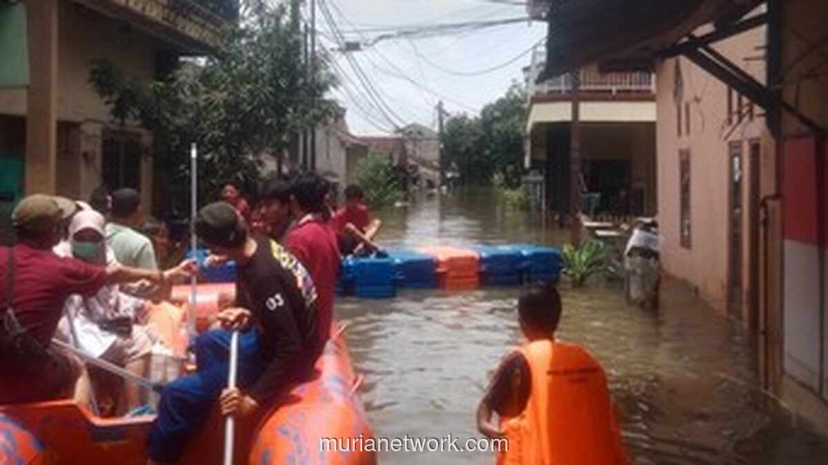Tanggul Kali Sabi Jebol, Banjir 5,5 Meter Rendam Permukiman di Tangerang