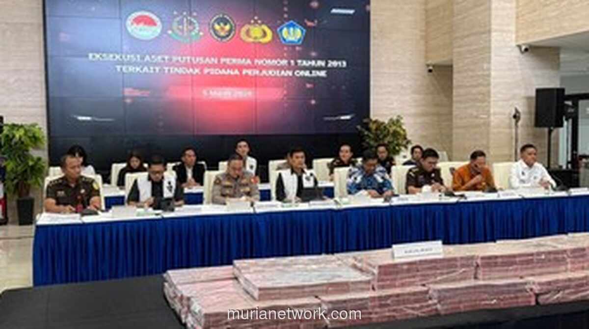 Bareskrim Serahkan Rp 58,1 Miliar Hasil Rampasan Judi Online ke Kejaksaan Agung