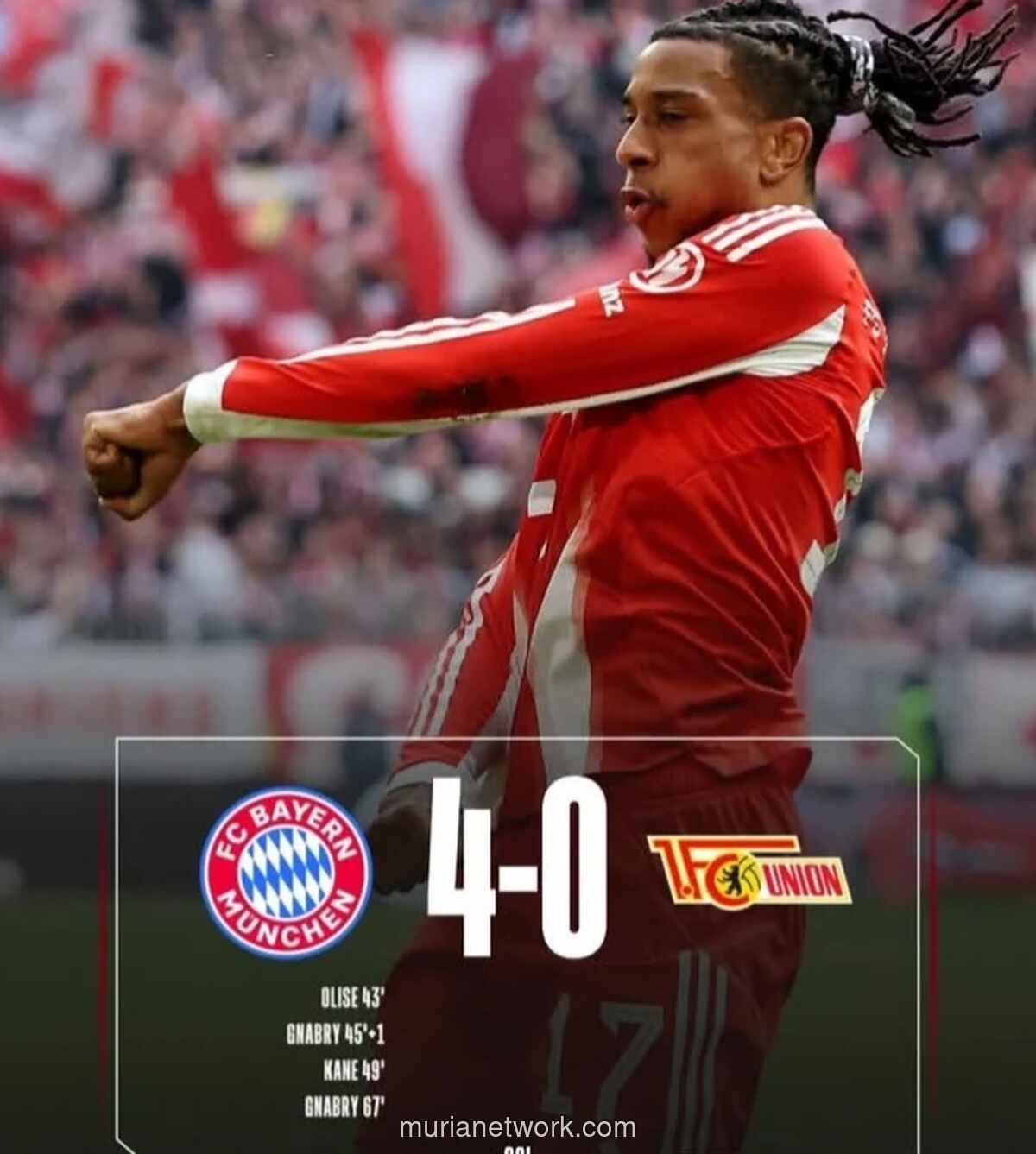 Bayern Munich Hancurkan Union Berlin 4-0 dalam Dominasi Penuh
