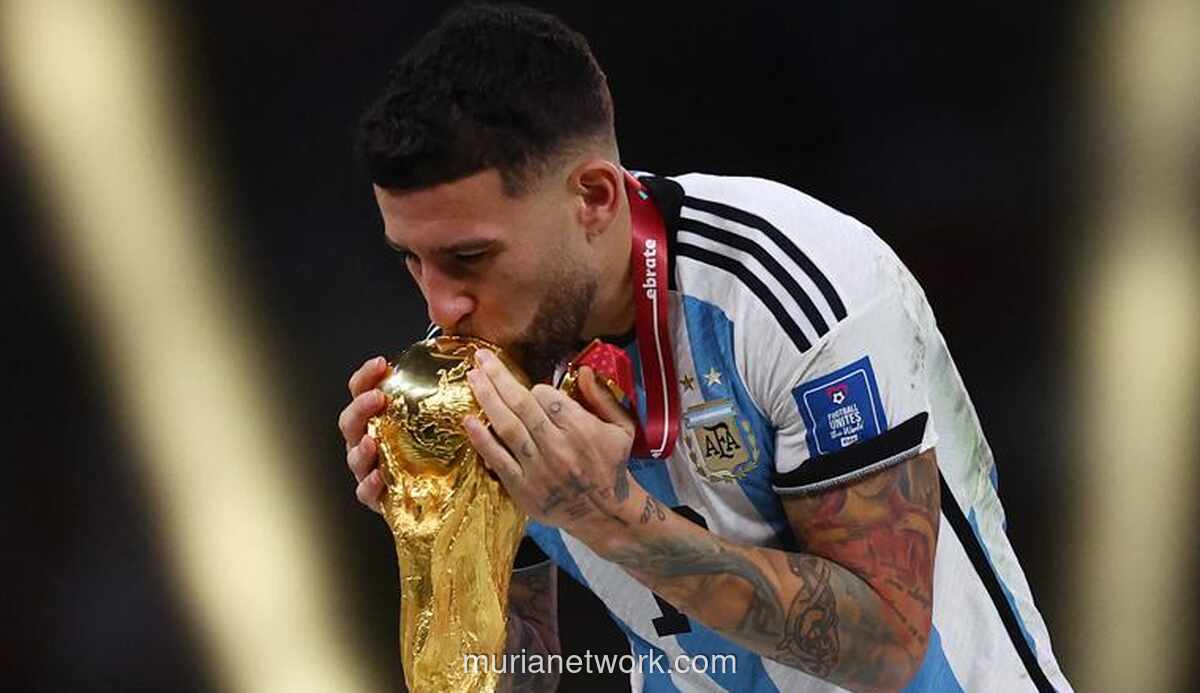 Otamendi Umumkan Pensiun dari Timnas Argentina Usai Piala Dunia 2026