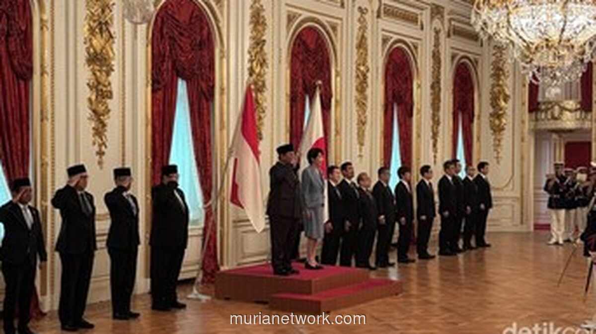 Presiden Prabowo Disambut Upacara Kenegaraan di Istana Akasaka Jepang