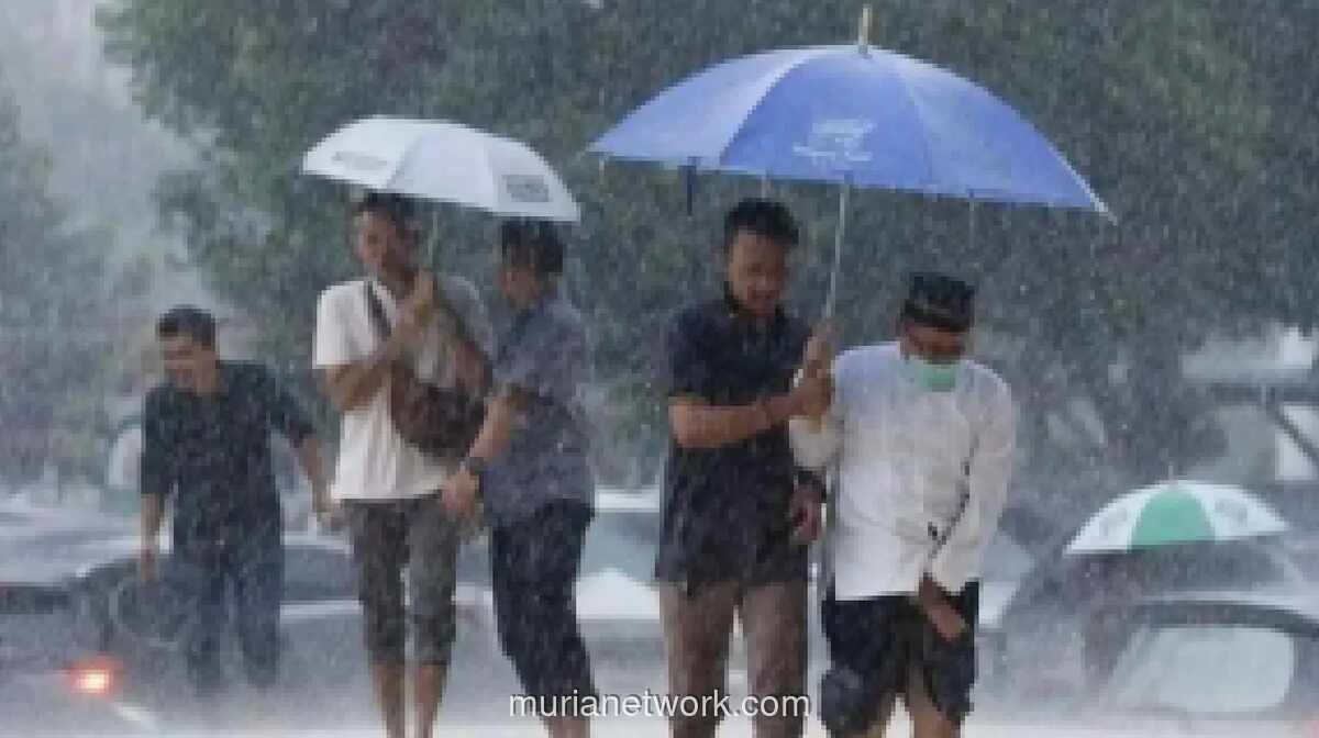 BMKG Peringatkan Hujan Guyur Sebagian Besar Wilayah Indonesia Hari Ini