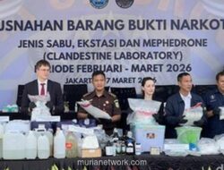 BNN Musnahkan 34,2 Kg Sabu, Ekstasi, dan Party Drug dari Berbagai Kasus