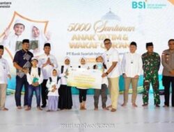 BSI dan Danantara Bagikan Santunan ke 5.000 Anak Yatim dan Duafa di 9 Kota
