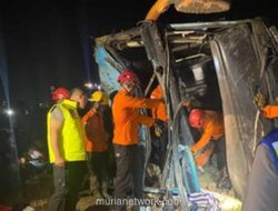 Bus Tabrak Pikap Mogok di Tol Pejagan-Pemalang, Satu Tewas